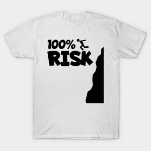 Cliff jumping 100% Risk T-Shirt